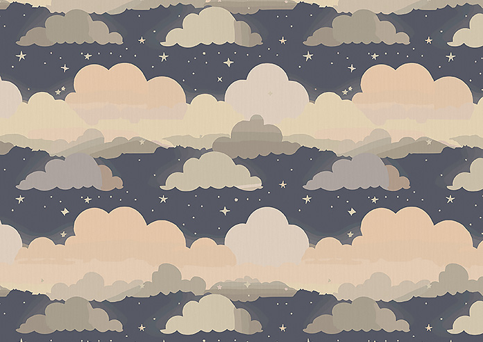 Cloudy Cosmos, Twinkle Grey - Twist&Fit Roman Blind - Image 7